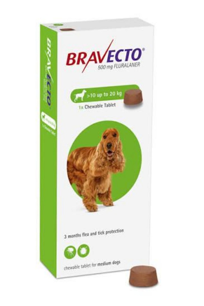 [2297] BRAVECTO 500 mg (10-20kg)