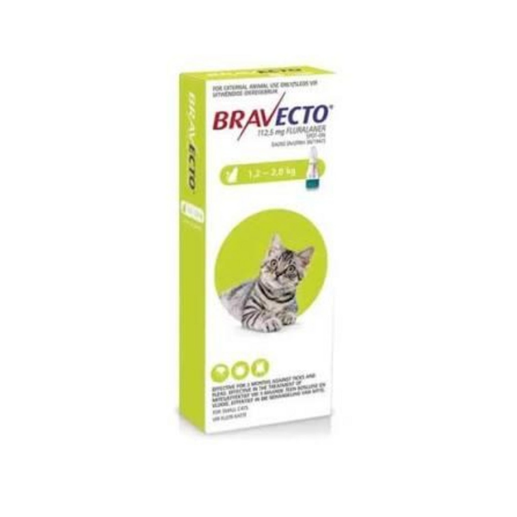 BRAVECTO Spon On Gato 112,5 mg (1,2-2,8kg)