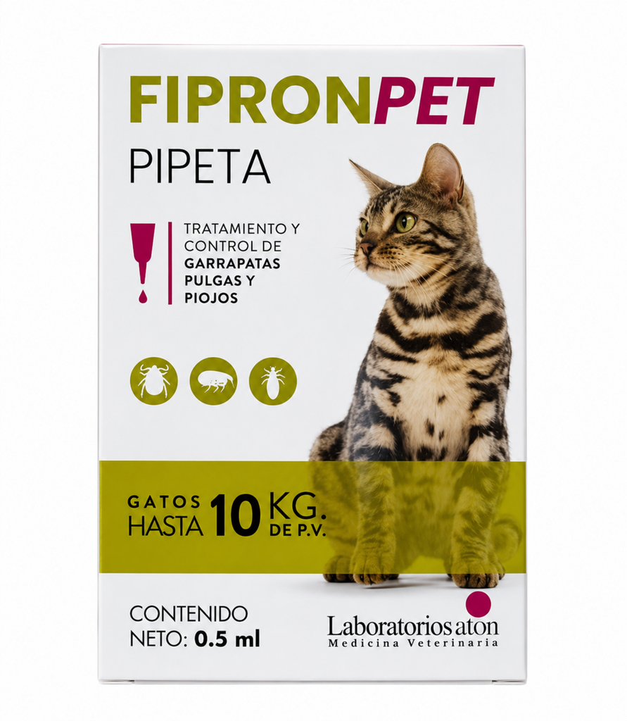 FIPRONPET Gato hasta 10 kg Pipeta