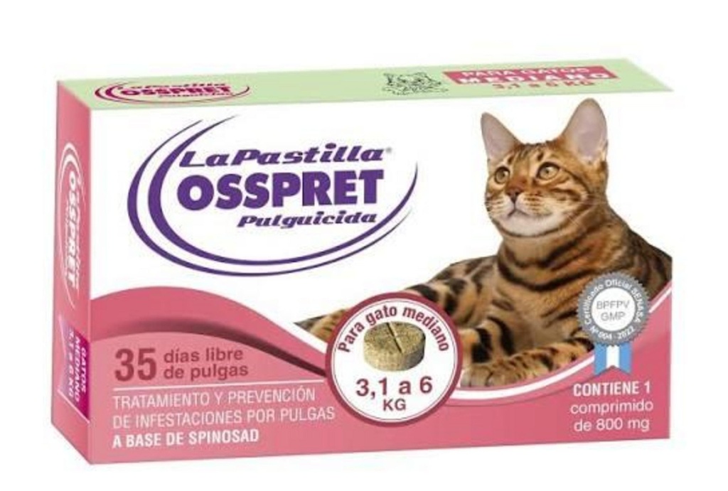 OSSPRET La Pastilla Gato 3 - 6 kg