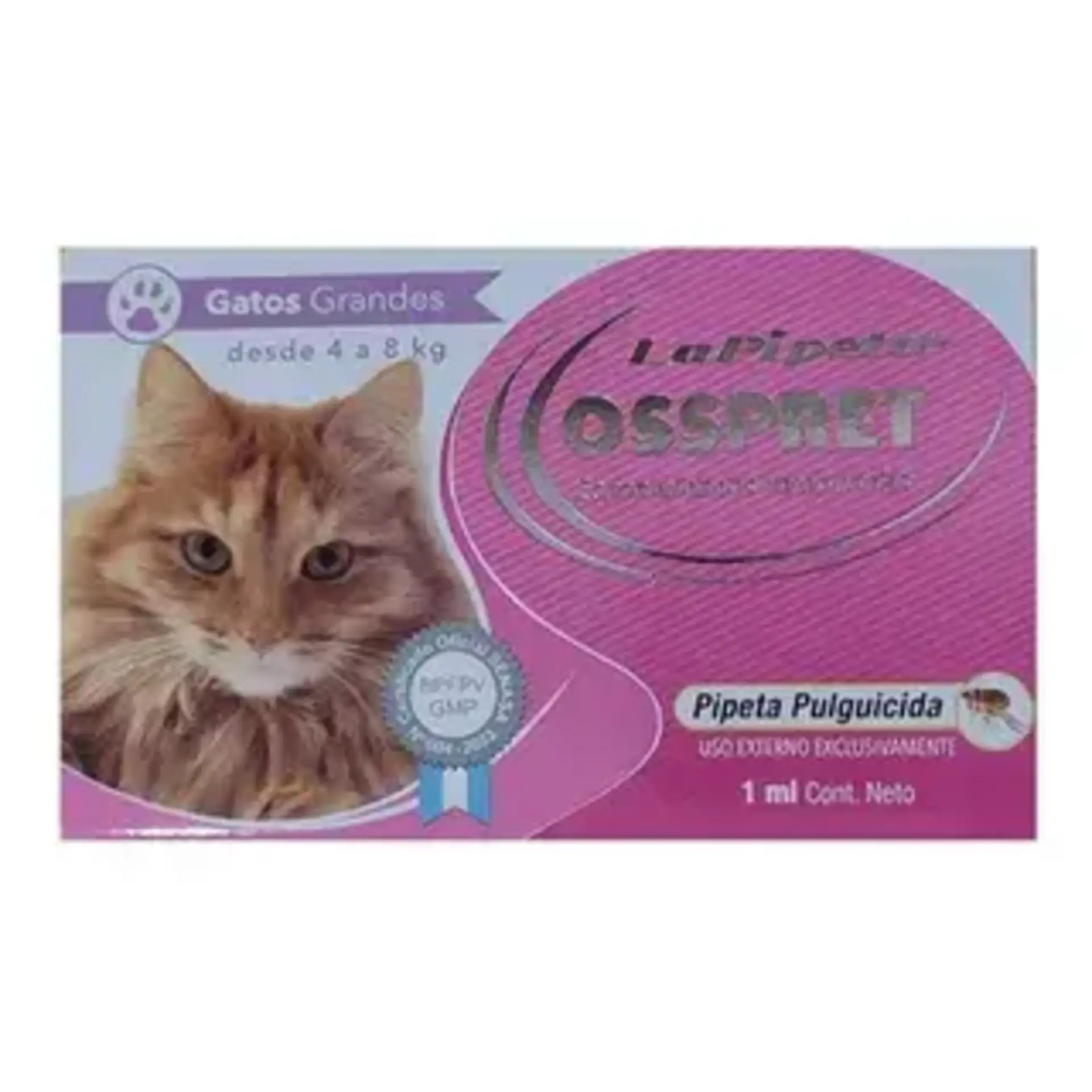 OSSPRET La Pipeta plus gatos 1 a 9 Kg