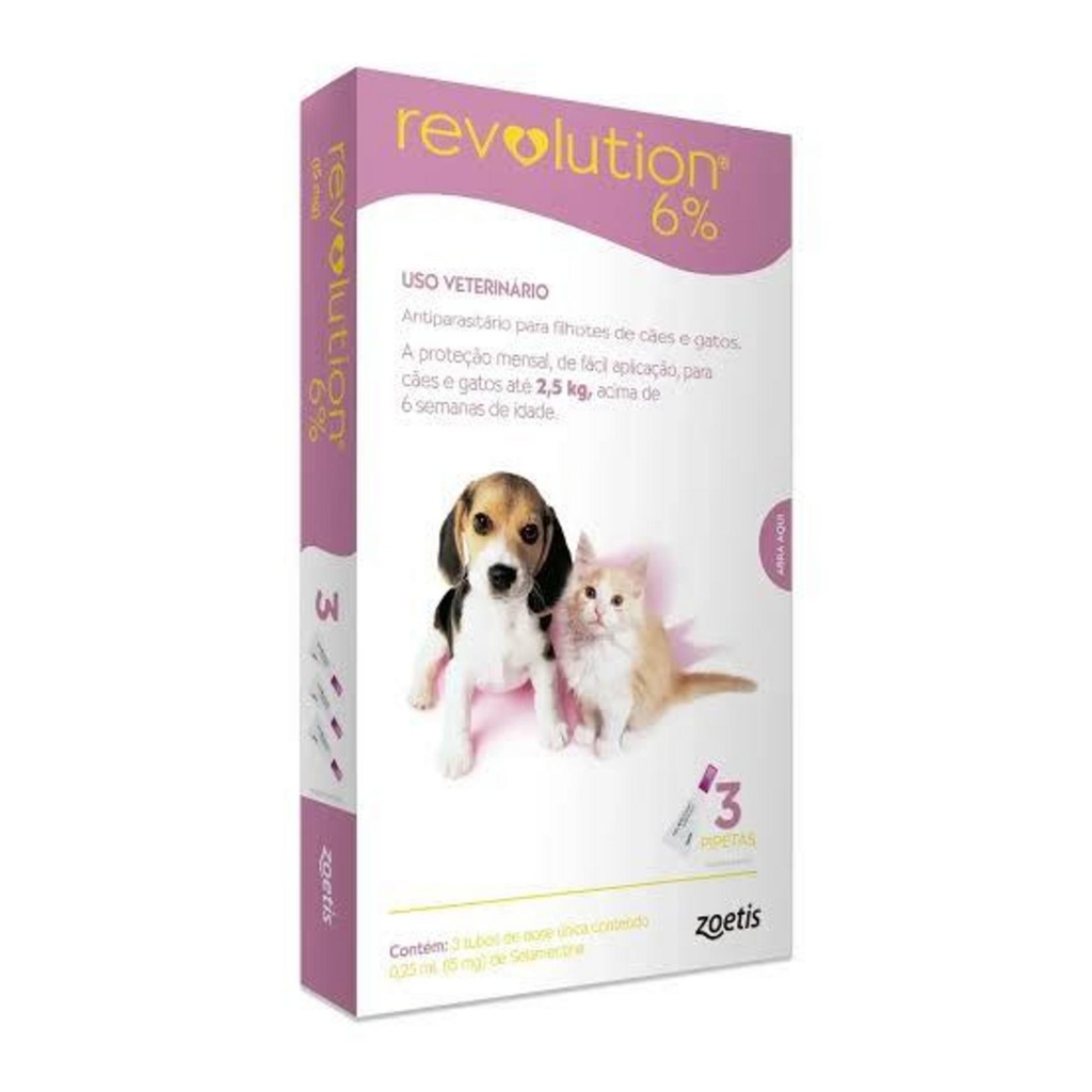 REVOLUTION 6% Cachorro (0-2,5 kg) x 0,25 ml