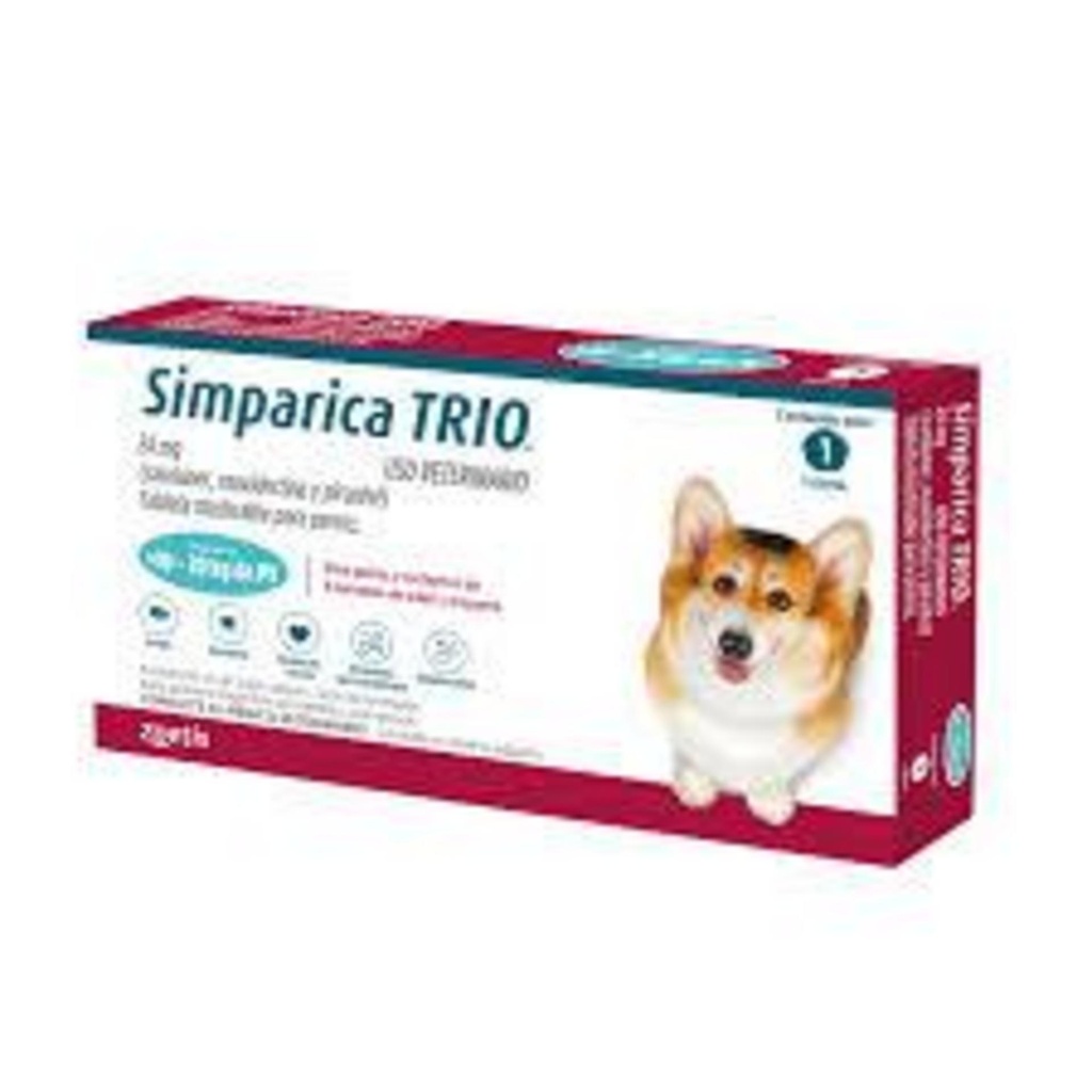 SIMPARICA Trio 10-20 kg x 1 comprimido (Blue)