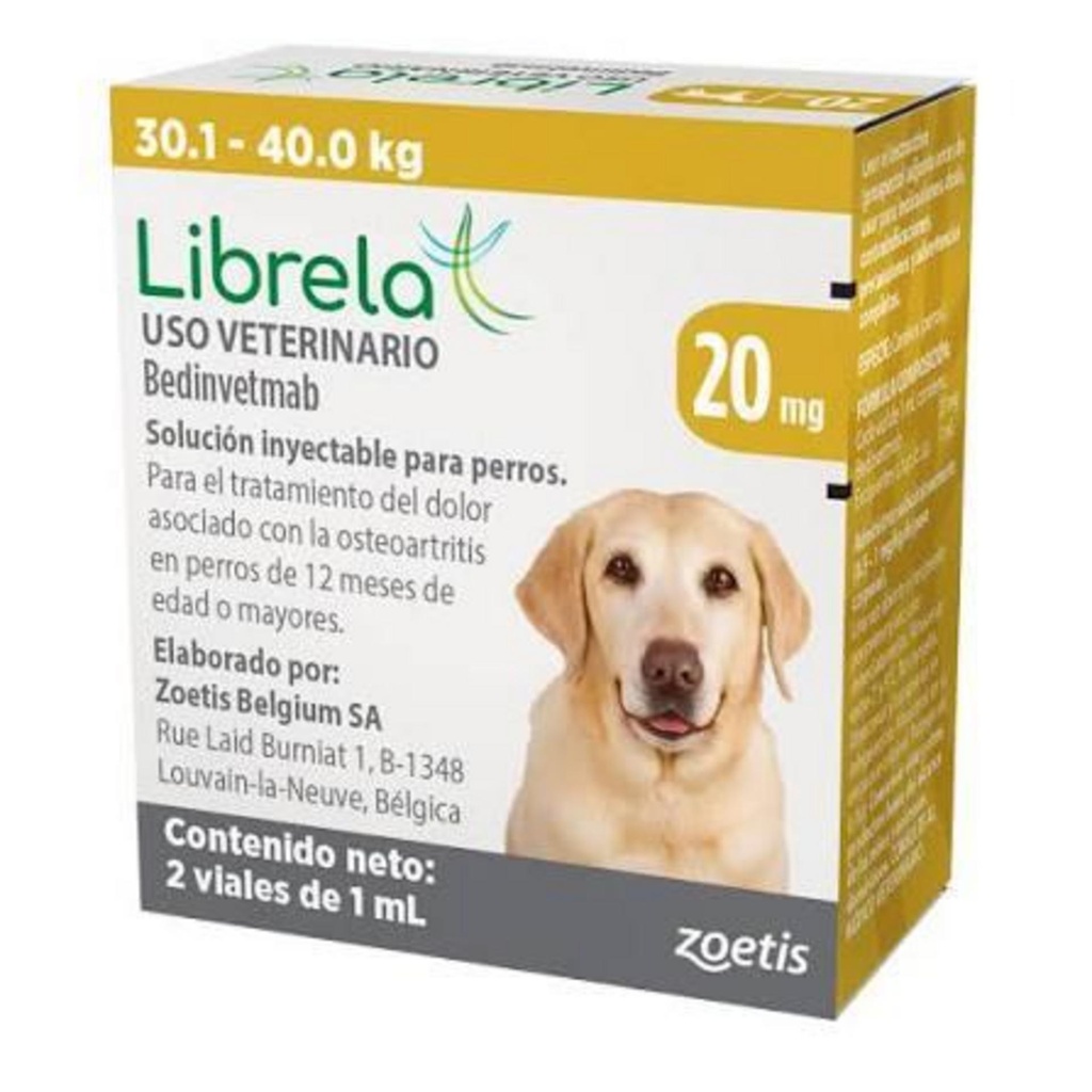 LIBRELA 20 mg 30-40 kg 2 fcos x 1ml c/u