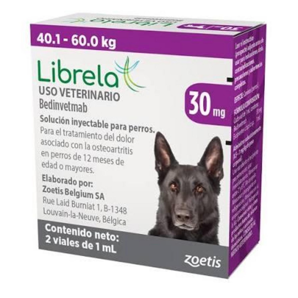 LIBRELA 30 mg 40-60 kg 2 fcos x 1ml c/u