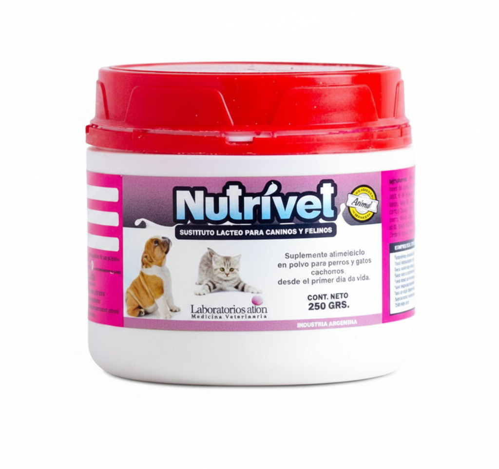 NUTRIVET Sustituto Lácteo Polvo x 250 gr