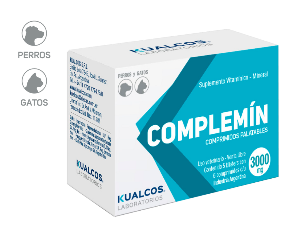 COMPLEMIN Complejo Vitaminico-Mineral 3000 mg x 30 compr.